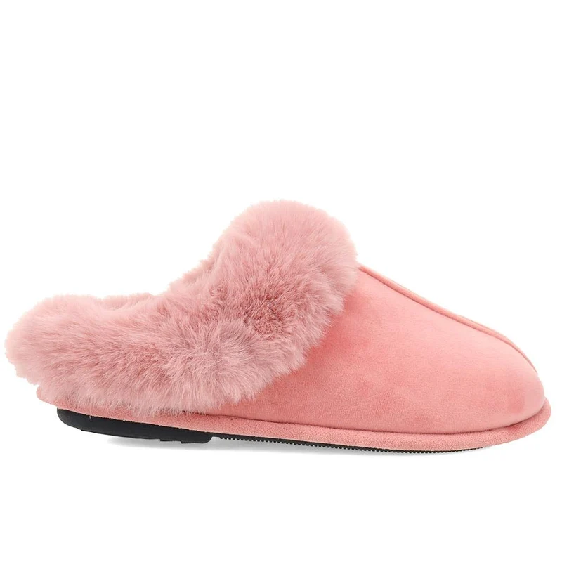 Memory Foam Mule Slippers - QING40036 / 326 295 - Rose