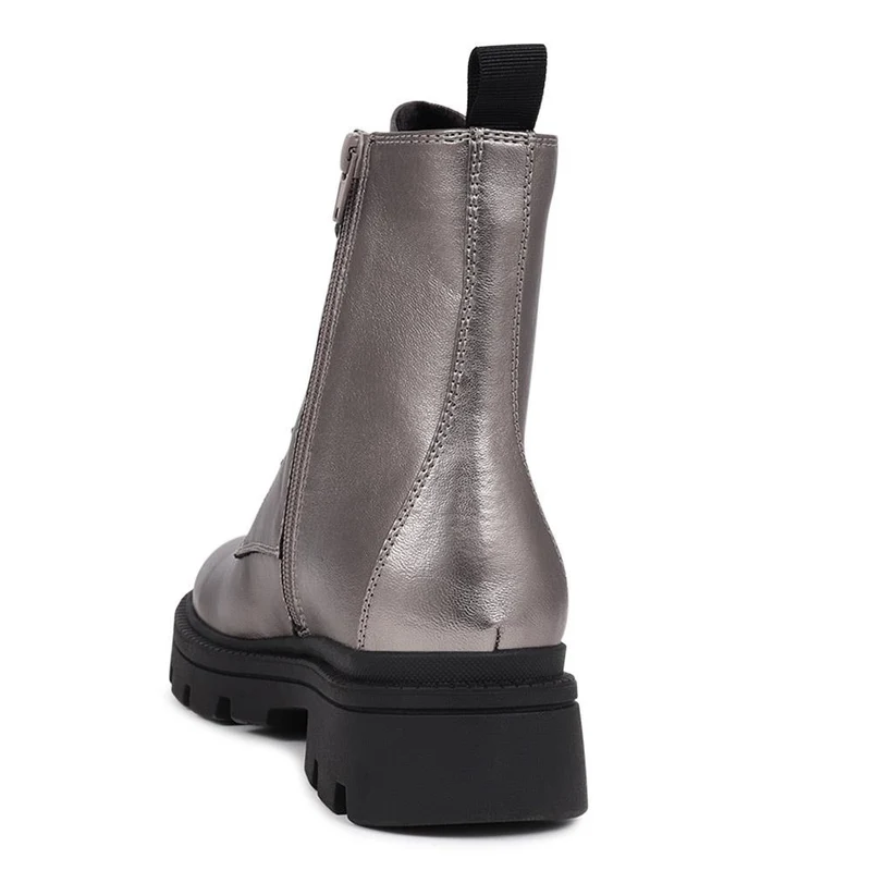 Lace-Up Chunky Boots - BELWBINS40199 / 326 311 - Metallic