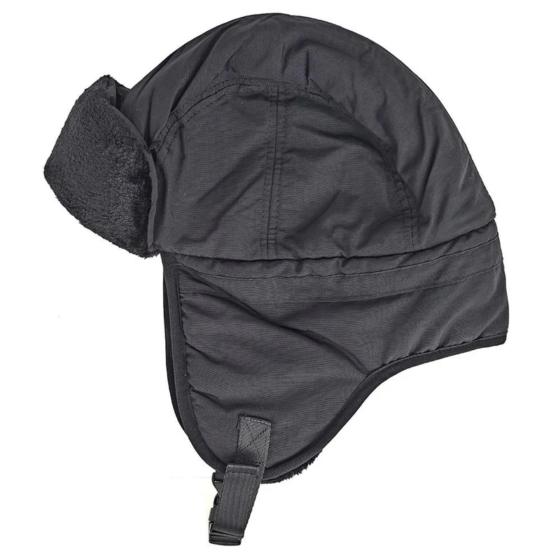Men's Water-Resistant Aviator Hat - DAVJA40007 / 326 292 - Black