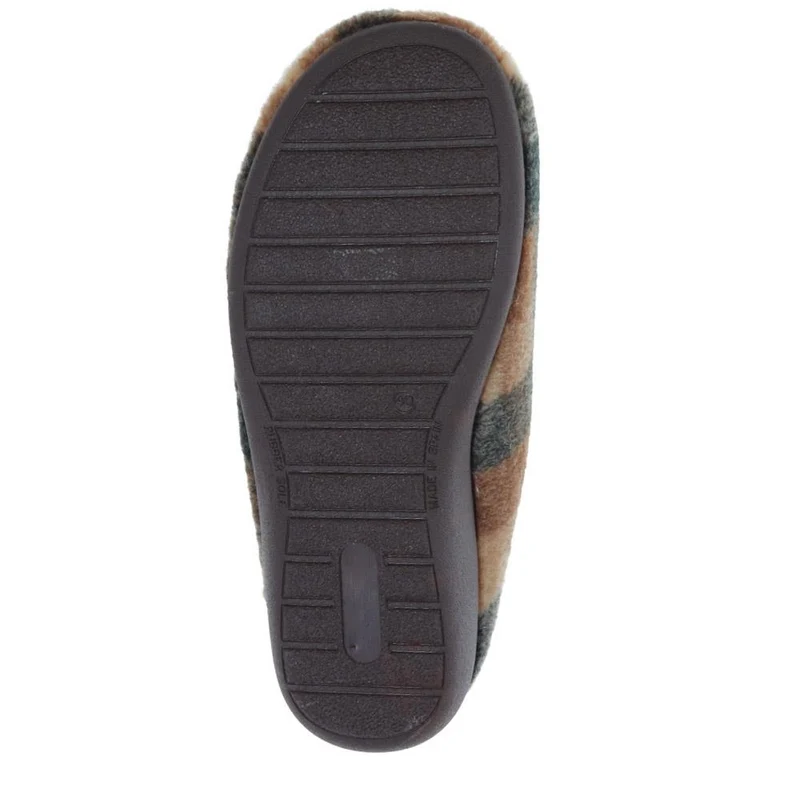 Warm-Lined Mule Slippers - BONAD40007 / 326 289 - Brown