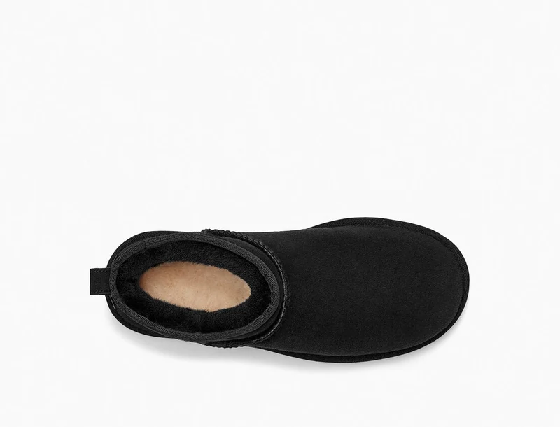 UGG Ultra Mini-Stiefel für Damen – Schwarz