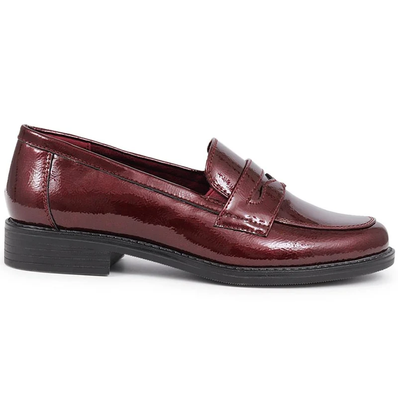 Slip-On Patent Loafers - WBINS40089 / 325 988 - Burgundy Patent