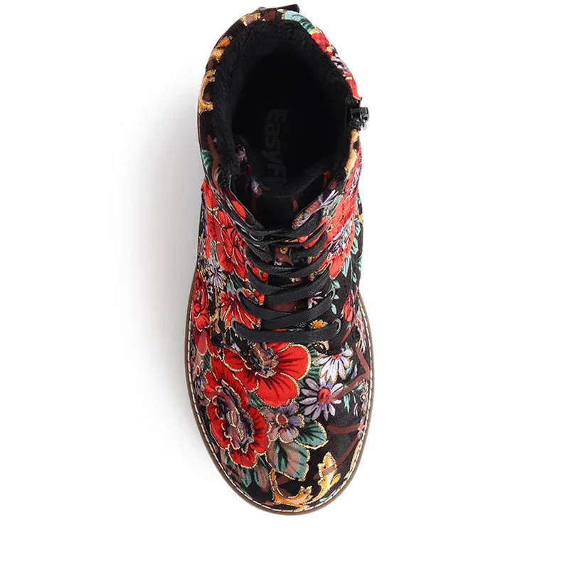 Ashbourne Extra-Wide Boots - ASHBOURNE / 322 709 - Red Multi