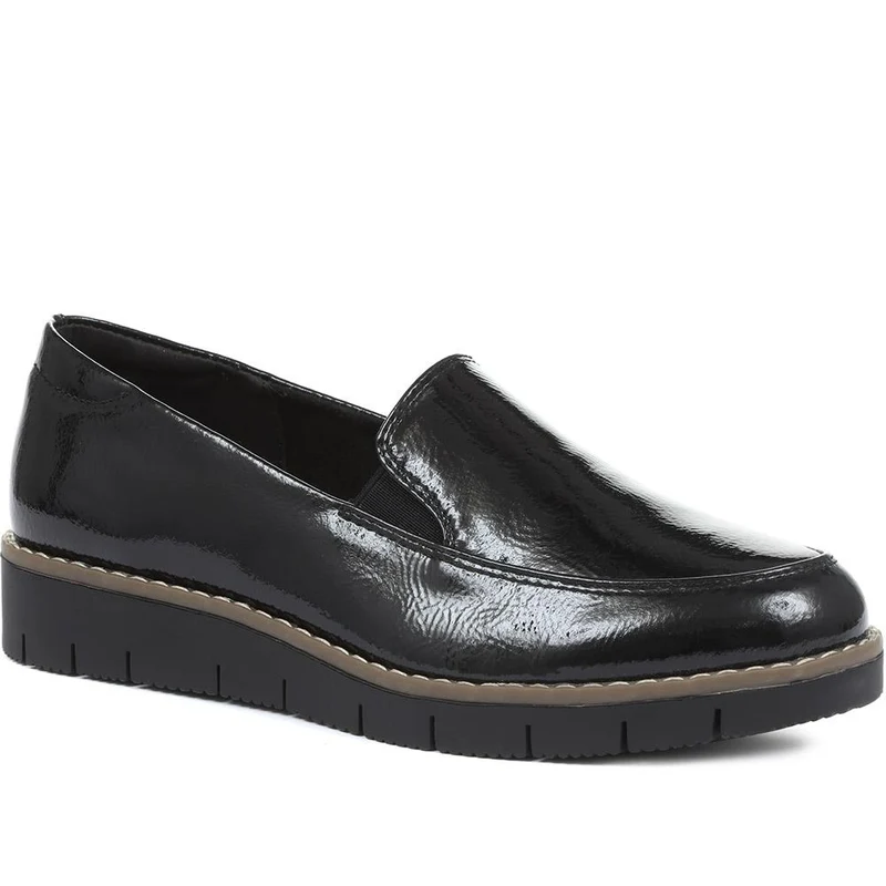 Slip-On Shoes for Women - WBINS32049 / 318 932 - Black