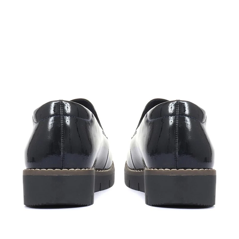 Slip-On Shoes for Women - WBINS32049 / 318 932 - Navy