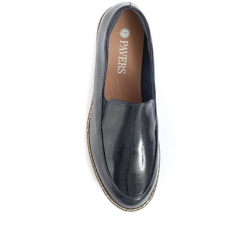 Slip-On Shoes for Women - WBINS32049 / 318 932 - Navy