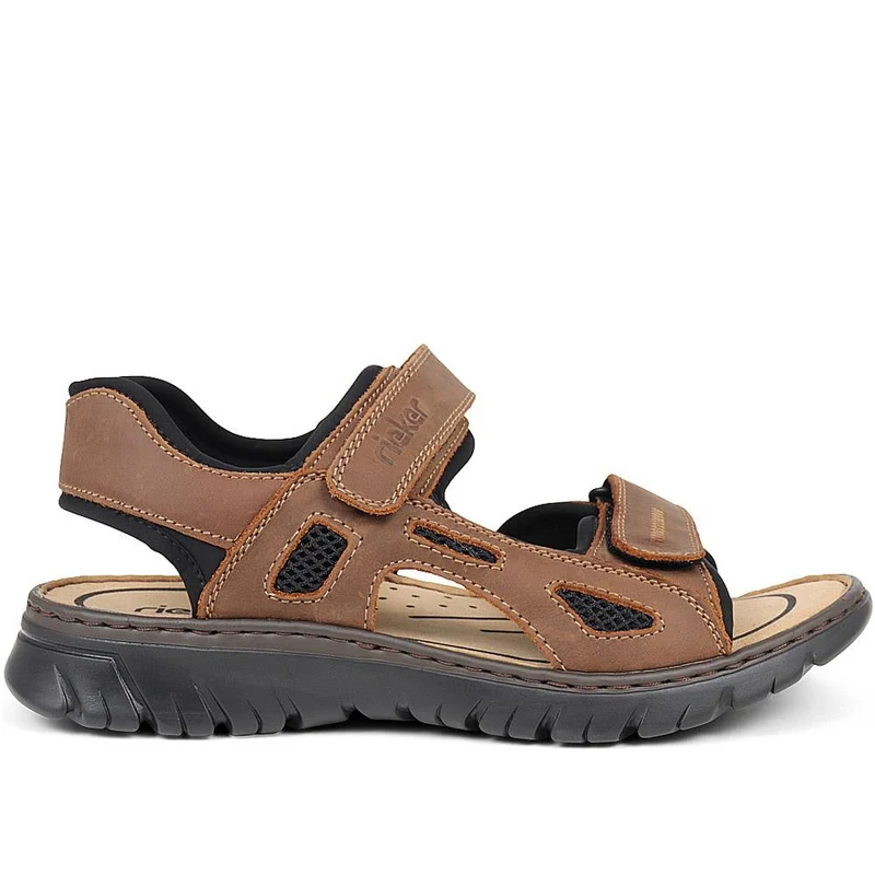 Men's Adjustable Walking Sandals - RKR31587 / 318 773 - Brown