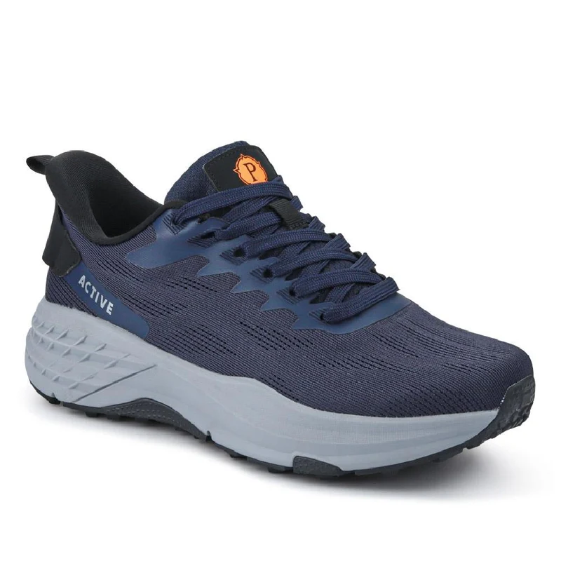 Easy Step In Wide Fit Memory Foam Trainers - BOJIE41011 / 327 057 - Navy