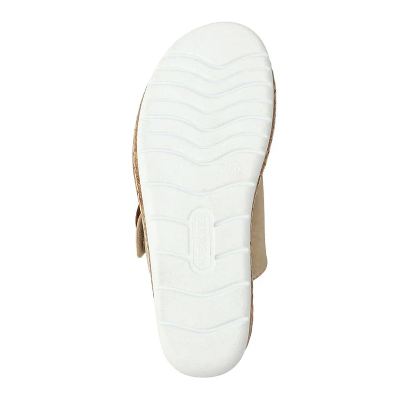 Wide Fit Dual-Fasten Mules - WBINS41103 / 327 398 - Beige