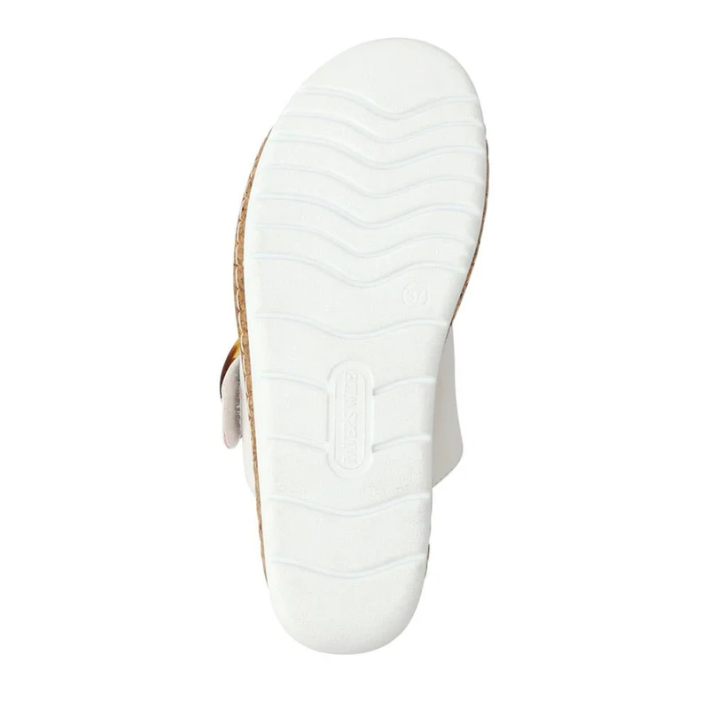 Wide Fit Dual-Fasten Mules - WBINS41103 / 327 398 - White