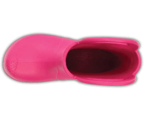Crocs Klassische Handle It Regenstiefel für Kinder – Candy Pink