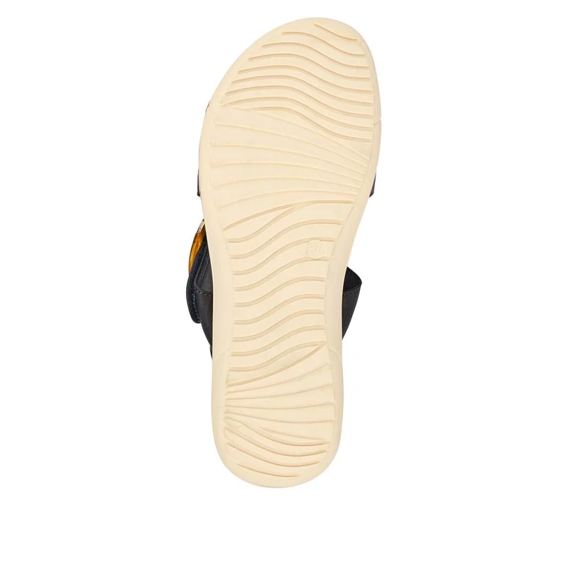 Adjustable Buckle Slingback Comfort Sandals - BAIZH39003 / 325 100 - Navy