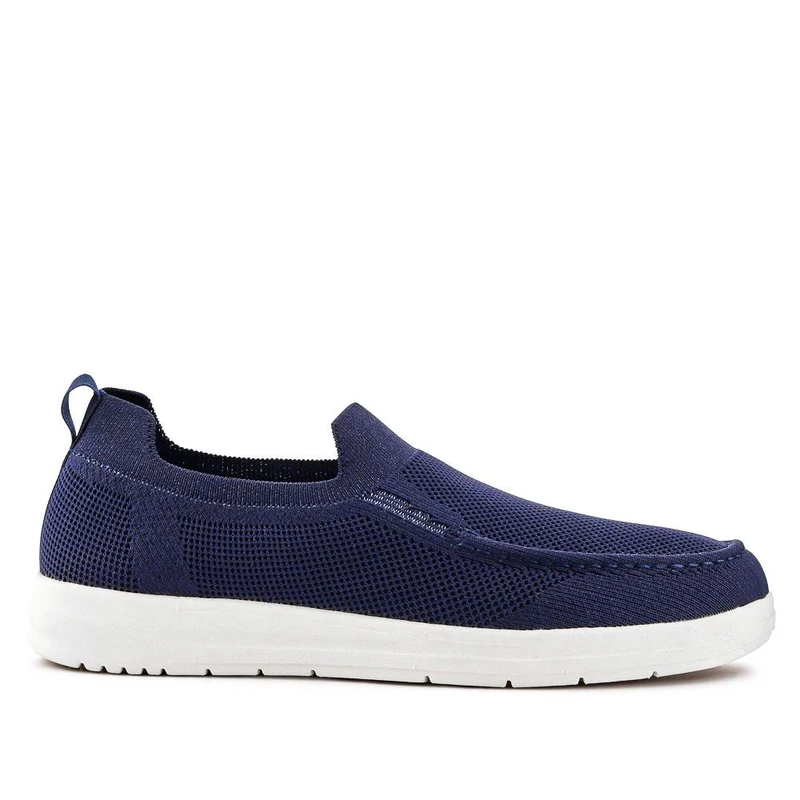 Stretchy Slip-On Shoes - XIAM41014 / 326 930 - Navy