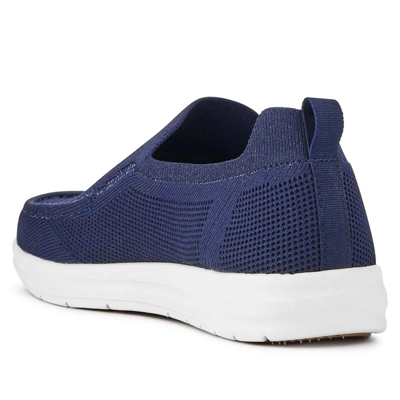 Stretchy Slip-On Shoes - XIAM41014 / 326 930 - Navy