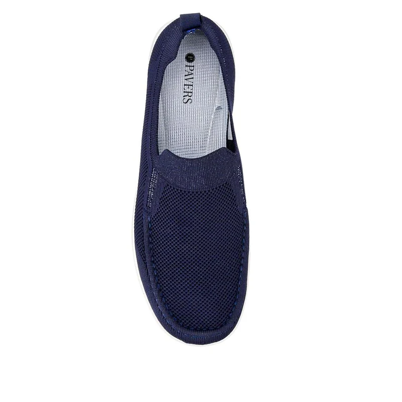Stretchy Slip-On Shoes - XIAM41014 / 326 930 - Navy