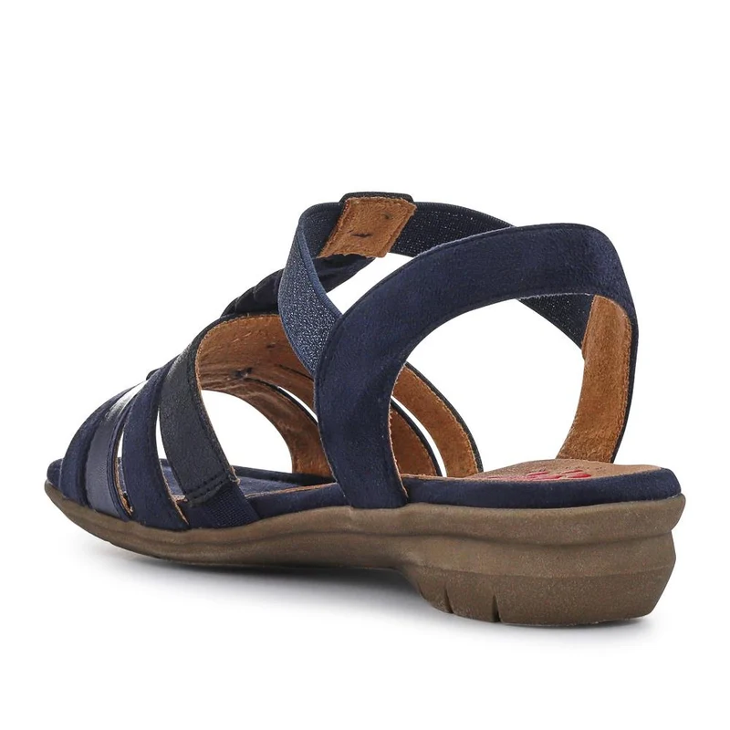 Wide-Fit Shock-Absorbing Sandals - RELIF41058 / 327 185 - Navy