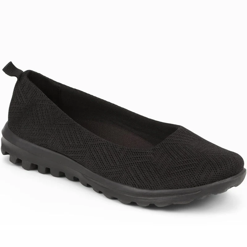Memory Foam Slip On Shoes - BRK39003 / 325 007 - Black