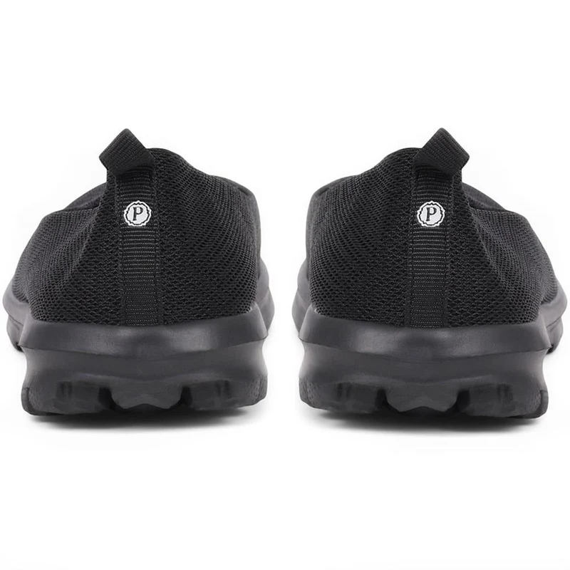 Memory Foam Slip On Shoes - BRK39003 / 325 007 - Black