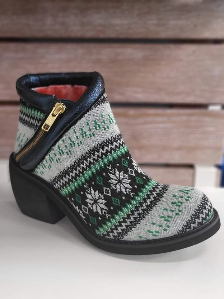 Irregular Choice Eggie Soldiers-Stiefel für Damen – Grün