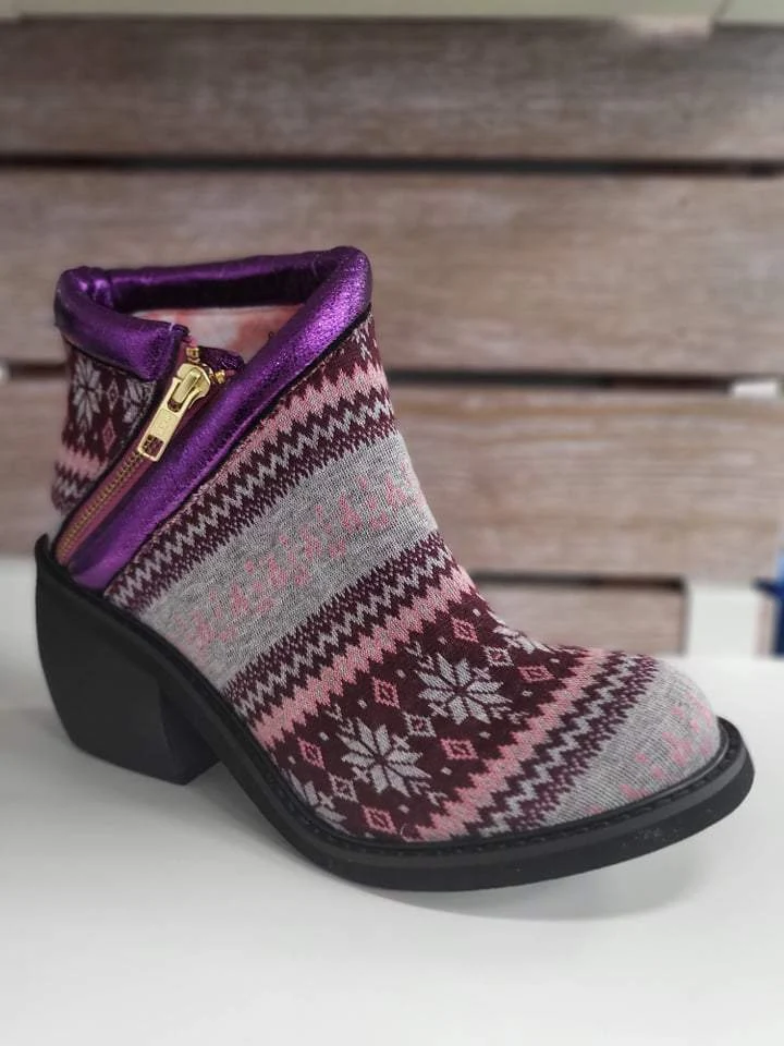 Irregular Choice - Eggie Soldiers-Stiefel für Damen – Lila