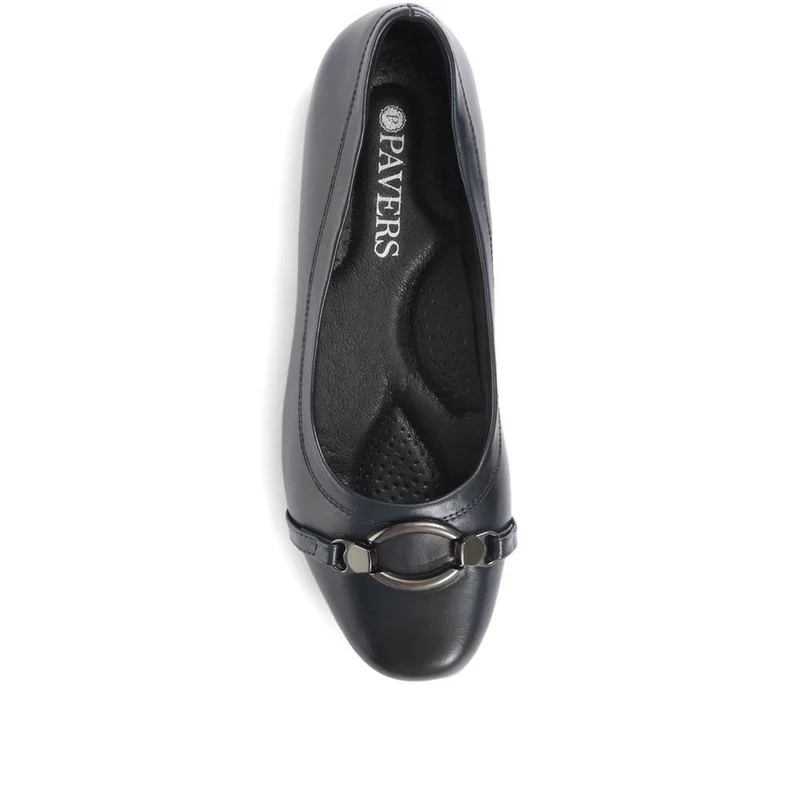 Slip-On Ballerina Pumps - WK33001 / 319 767 - Navy