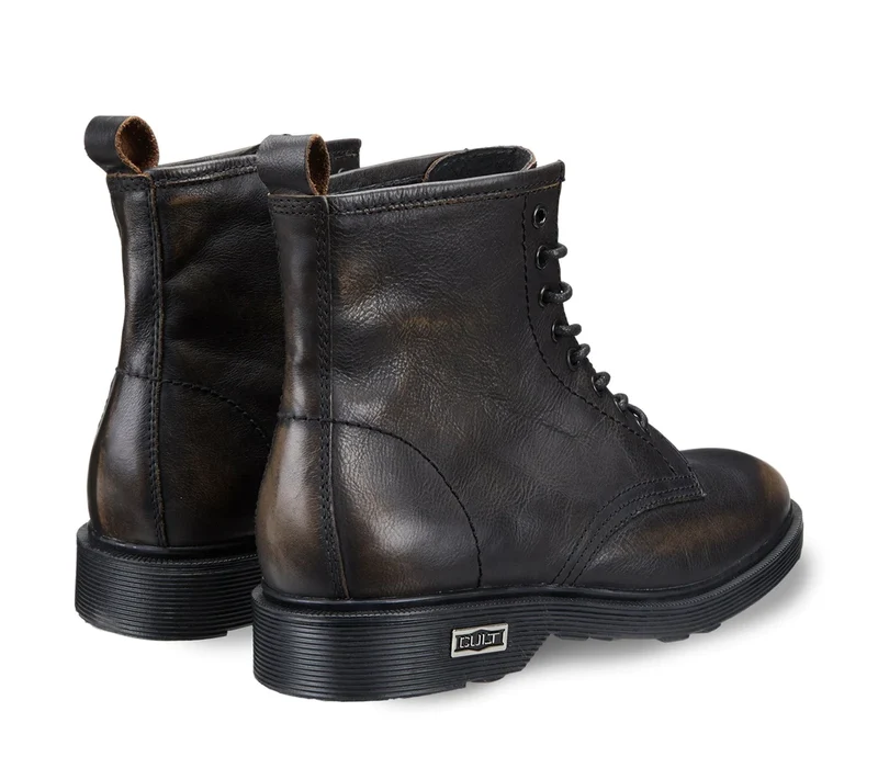 Cult Herren Ozzy 416 Lederstiefel – Schwarz