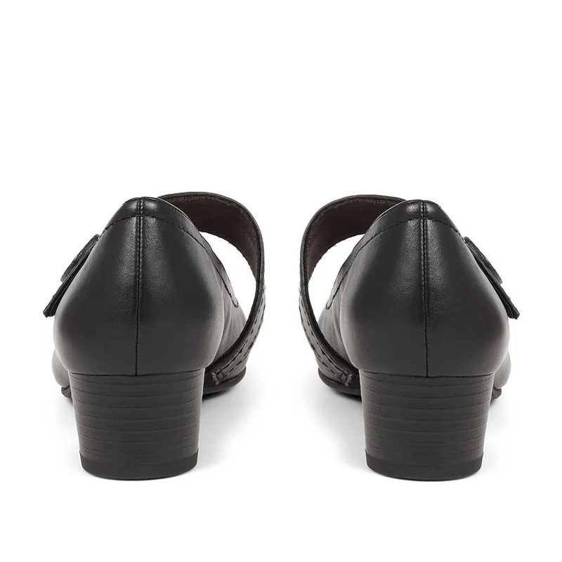 Wide Strap Mary Janes - JANSP37011 / 323 935 - Black