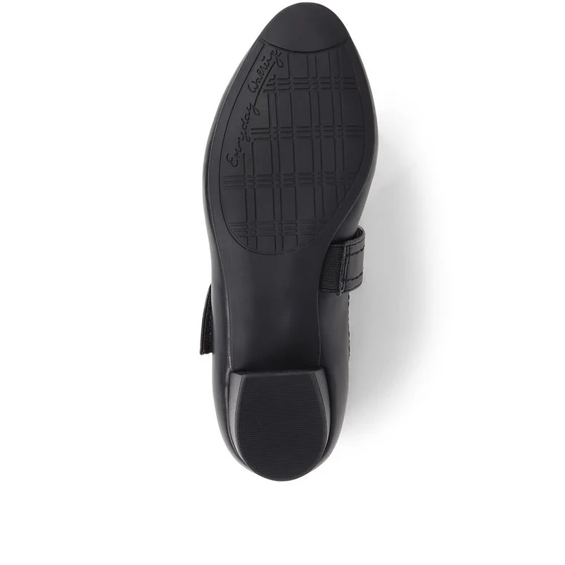Wide Strap Mary Janes - JANSP37011 / 323 935 - Black