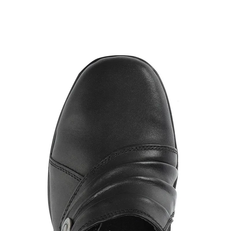Handmade Slip-On Leather Shoes - HAK30009 / 316 090 - Black