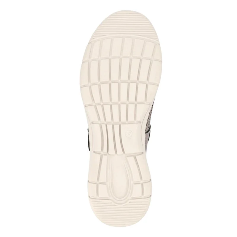 Wide Fit Chunky Leather Mary Janes - BRK41037 / 327 020 - Pewter