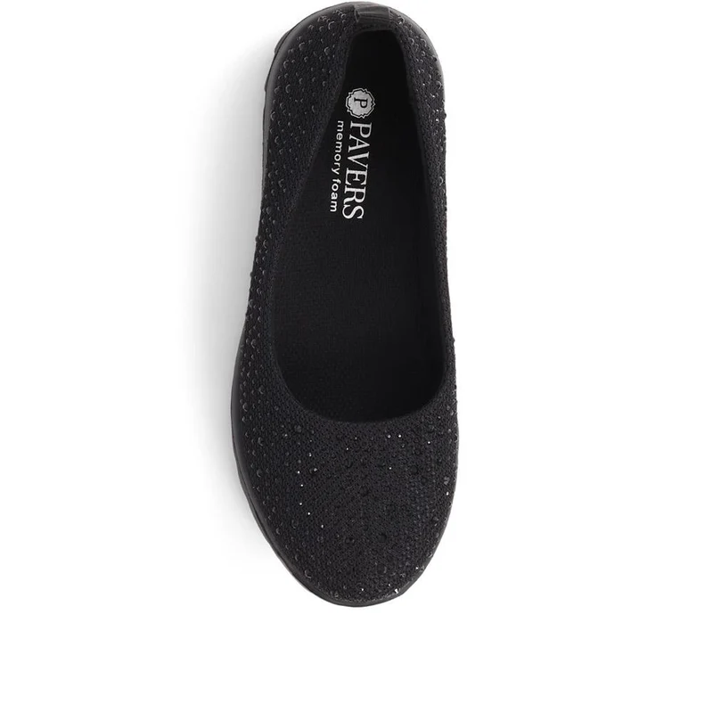Lightweight Slip On Pumps - BRK39005 / 325 008 - Black