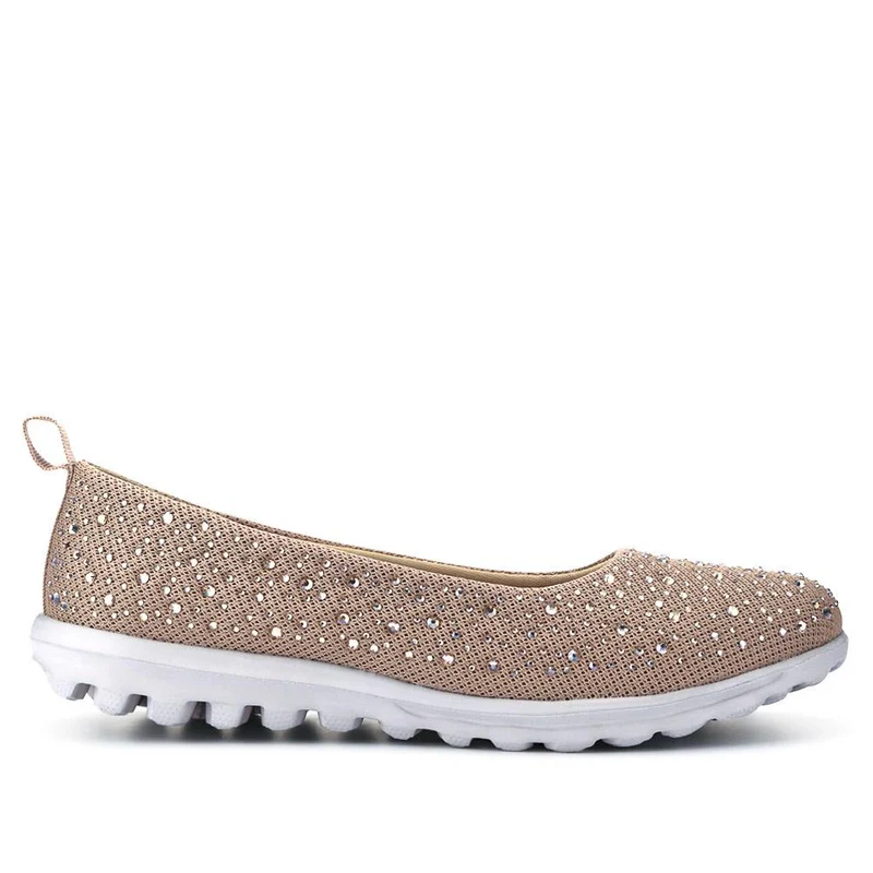 Lightweight Slip On Pumps - BRK39005 / 325 008 - Taupe