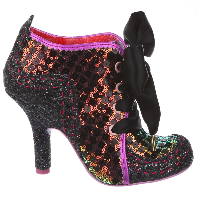 Irregular Choice Damen Abilgails Third Party Ankle Boot mit Absatz - Dunkelrosa