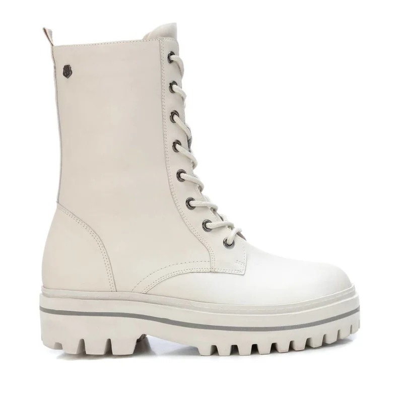 Carmela Modischer Damenstiefel aus Leder – Ice