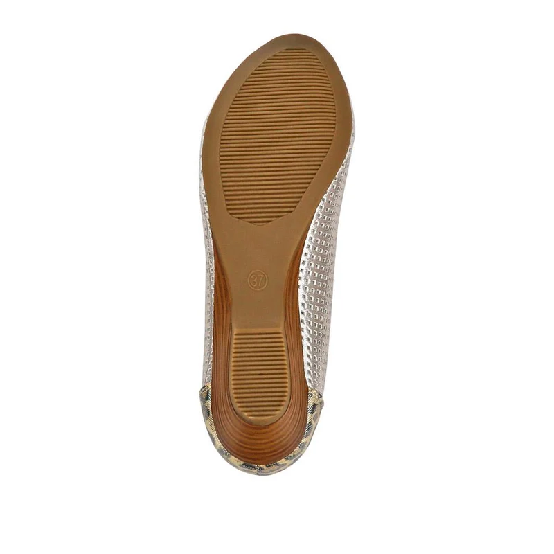 Open-Toed Pumps - SAND1900 / 135 753 - Metallic Leopard