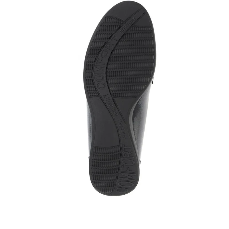 Patent Ladies Loafers - WK32023 / 319 104 - Black Patent