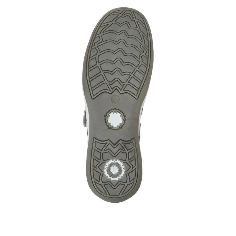 Lightweight Mary-Jane Ladies Trainers - BRK33019 / 319 642 - Beige Multi