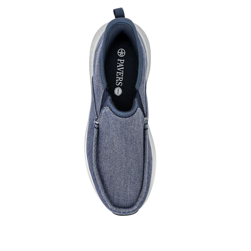 Easy Step In Wide Fit Laceless Trainers - BOJIE41013 / 327 259 - Navy