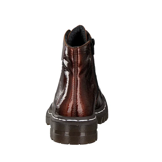 Rieker Schnürstiefel für Damen – Bronze