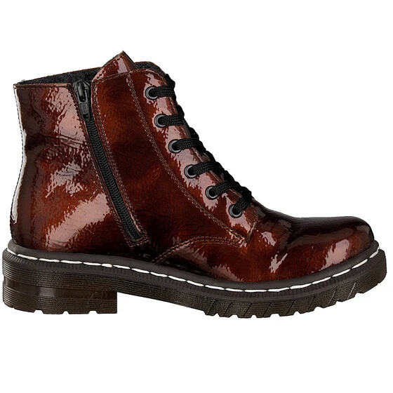 Rieker Schnürstiefel für Damen – Bronze