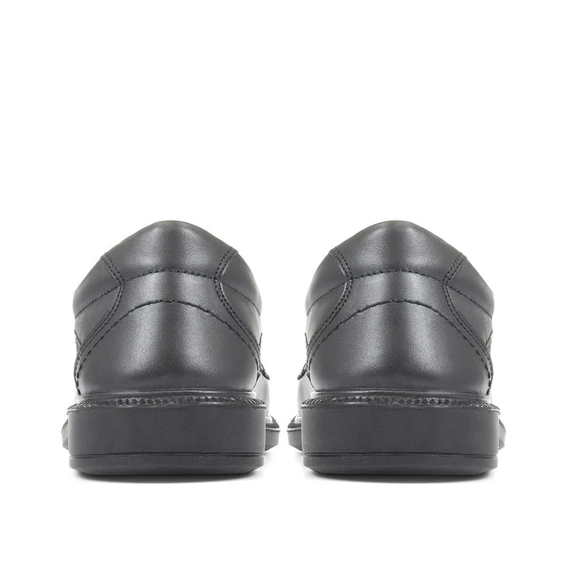 Leather Lace-Up Shoes - RAJA28001 / 312 617 - Black