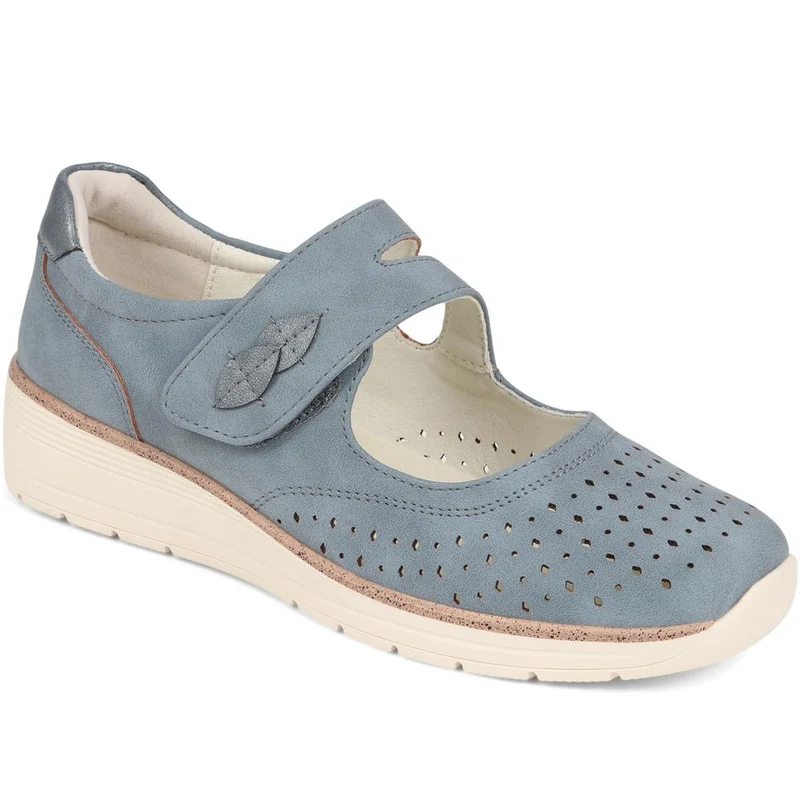 Touch-Fastening Mary Janes - SANYI39003 / 325 473 - Blue