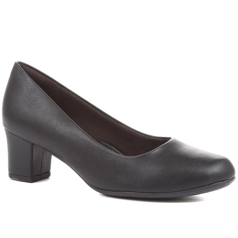 Heeled Court Shoes - PIC26000 / 310 513 - Black