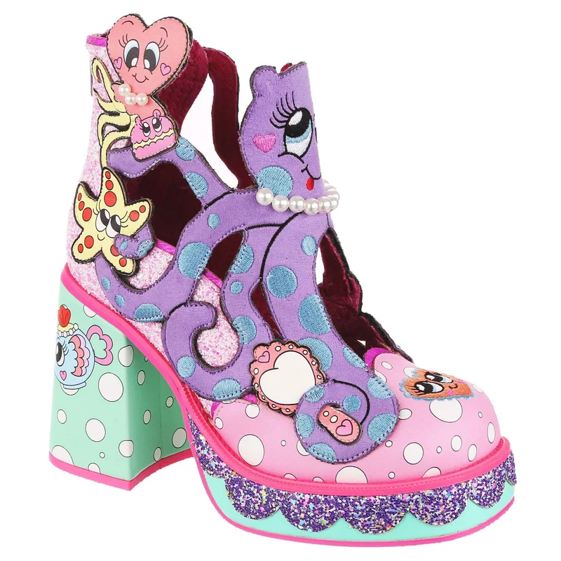 Irregular Choice Octo Party-Stiefel für Damen – Flieder