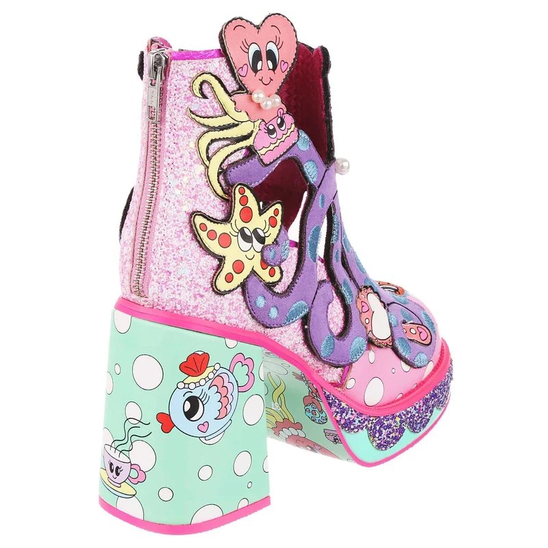 Irregular Choice Octo Party-Stiefel für Damen – Flieder