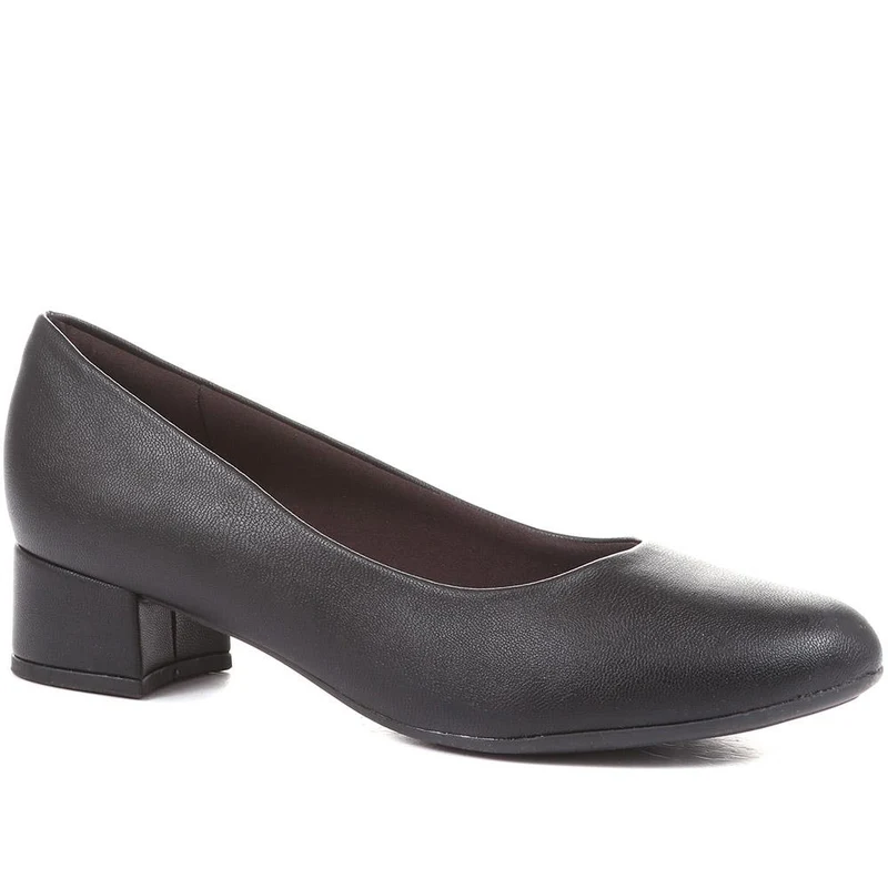 Block Heel Court Shoes - PIC26004 / 310 517