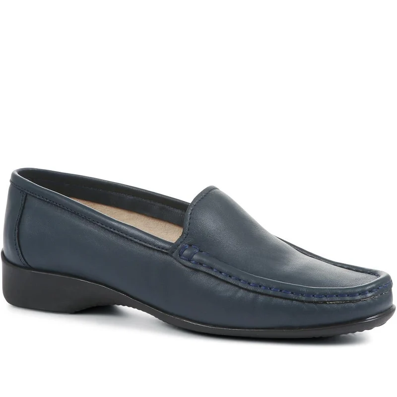 Wide-Fit Leather Loafers - CONT2400 / 309 091