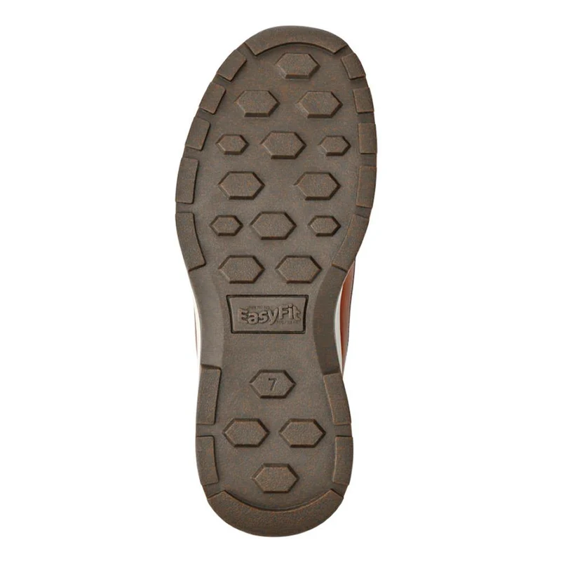 Extra-Wide Memory Foam Lace-Up Shoes - NICOLAS / 326 968 - Cognac