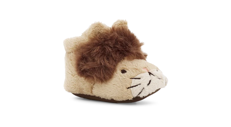 UGG Bixbee Lion Stuffie Hausschuhe für Kleinkinder – Sandschokolade
