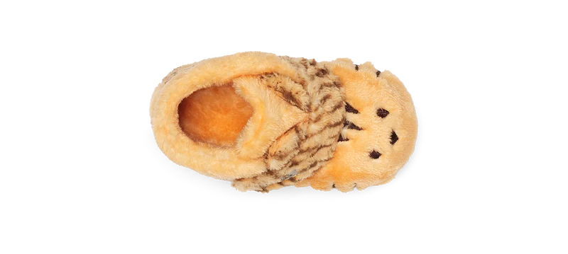 UGG Bixbee Tiger Stuffie Hausschuhe für Kleinkinder – Daisy Dark Earth